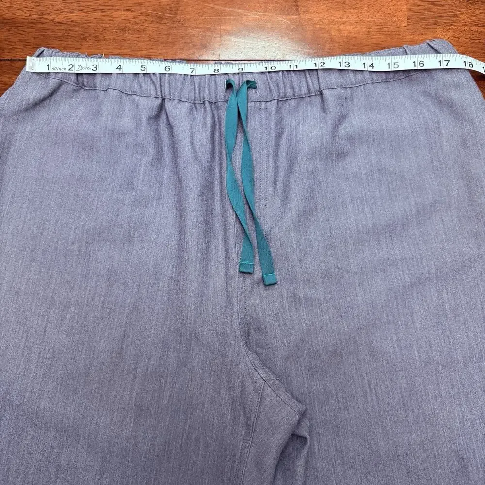 Figs Pisco Basic Scrub Pants Men's XL‎ Stretch Technical Collection Gray